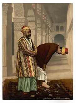 Mussulmans: Mussulmans praying, Holy Land