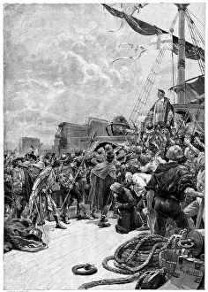 Mutiny: The mutiny on board Columbus's ship