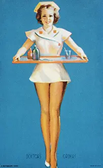 Mutoscope: Mutoscope Card, Doctors Orders, 1940s