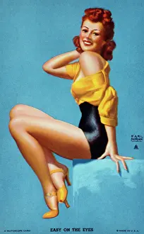 Mutoscope: Mutoscope Card, Easy on the Eye's, 1940s