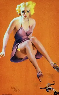 Mutoscope: Mutoscope Card, Forced Landing, 1940s