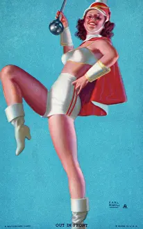 Mutoscope: Mutoscope Card, Out in Front, 1940s