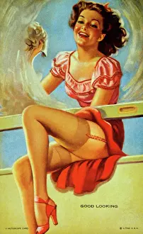 Mutoscope: Mutoscope Card, Good Looking, 1940s