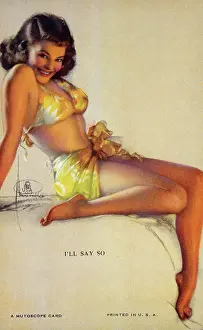 Mutoscope: Mutoscope Card, I'll Say So, 1940s