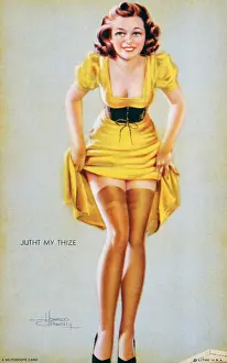 Mutoscope: Mutoscope Card, Just My Thize, 1940s