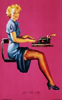 Mutoscope: Mutoscope Card, Just the Type, 1940s