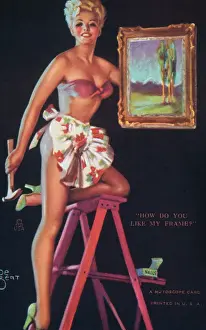 Mutoscope: Mutoscope Card, How Do You Like My Frame? 1940s