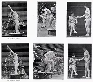 Muybridge: Muybridge - Woman Having a Shower