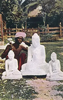 Figurines: Myanmar - A Marble Buddha Factory