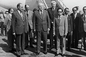 Welcomed: Myint Maung Visits USSR