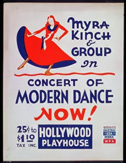 Myra: Myra Kinch & group in concert of modern dance now!