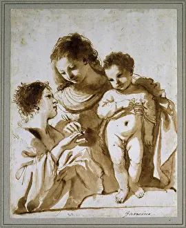Guercino: The Mystic Marriage of St Catherine