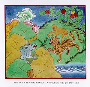 Frightens: Myth - Tibet - Tiger - Jackal