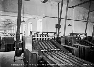 Spinning: N. of Ireland Flax Spinning Industry, Spreading (Back of M