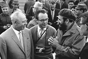 Podgorny: N. Podgorny on a visit to Cuba