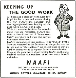 Naafi: NAAFI 1947 Advert