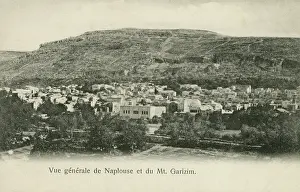 Nablus: Nablus (Naplouse) with Mount Gerizim, Palestine