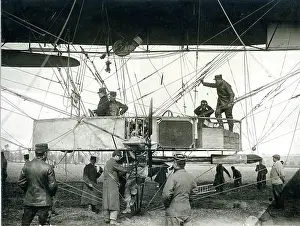 Republique: The nacelle of the Lebaudy airship Republique