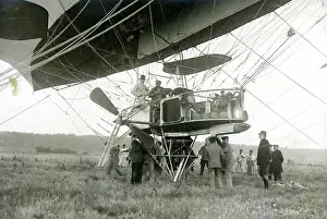 Republique: The nacelle of the Lebaudy airship Republique
