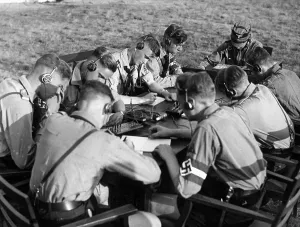 Decoding: Nachrichten HJ members learn the Morse code, 1938