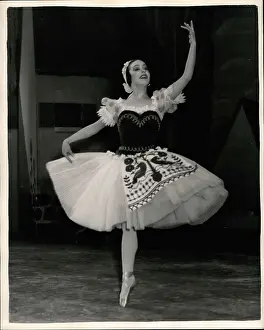 Nadia: Nadia Nerina rehearsing Coppelia, Covent Garden, London