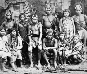 Neighboring: Naga warriors in Assam, 1903
