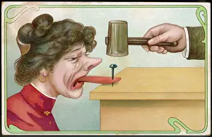 Nailing: NAILING WOMAN'S TONGUE