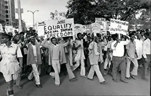 Chanting: Nairobi demonstration
