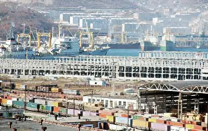 Primorsky: Nakhodka seaport, 1976