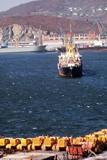 Primorsky: Nakhodka seaport, 1977