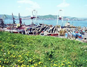 Primorsky: Nakhodka seaport, 1983