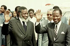 Chissano: Namibia, 1990: Namibian Independence: Sam Nujoma with