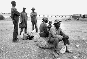 Windhoek: Namibia - Windhoek - migrant workers, Katatura hostel
