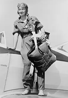 Lcgr1312: Nancy Harkness Love, wearing the uniform of the