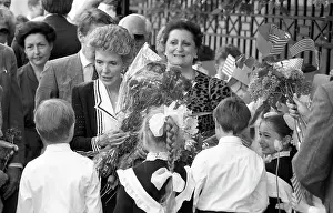 Secondary: Nancy Reagan visits Moscow, 1988