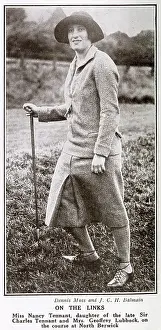 Dugdale: Nancy Tennant playing golf at North Berwick