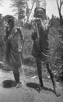 Postwar: Two Nandi men, East Africa
