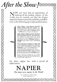 D.napier: Napier Aero Engines 1929