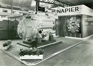 Deltic: Napier Deltic 18 2500 bhp diesel engine on show