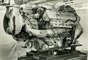 Deltic: Napier Deltic Marine MTB engine, geared turbo blown