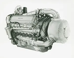 Deltic: Napier Deltic rail traction diesel engine
