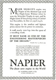 D.napier: Napier Engine Segrave