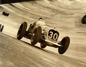 Napier-Railton racing car driven at Brooklands