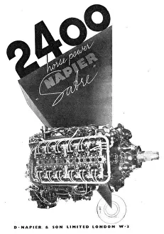 2400: Napier Sabre 2400 HP Aero Engine