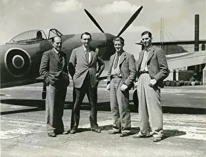 Tempest: Napier test pilots alongside a Hawker Tempest
