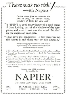 Napiers: Napiers Aero Engines