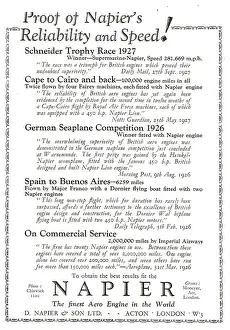 Napiers: Napiers Aircraft Engines