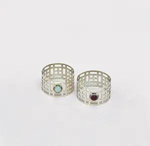 Caliber: Two napkin rings from Josef Hoffmann