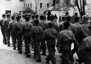 Sentry: NAPOLA students marching, undated