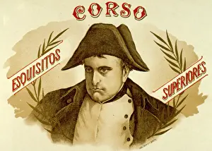 Corso: Napoleon Bonaparte on a drinks label